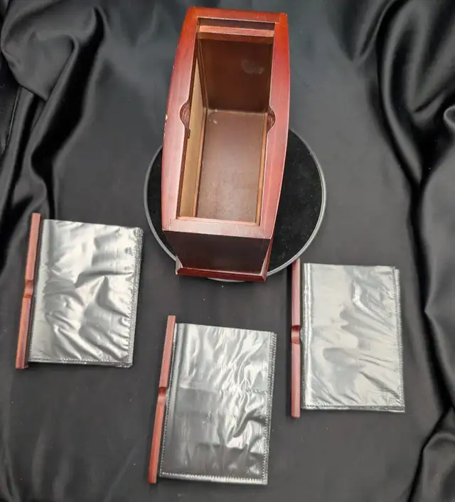 Wooden Photo Frame Box with Storage Albums 74 Photo Capacity in Home Décor & Accents in Calgary - Image 9