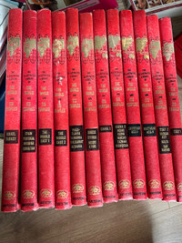 Set Of 12 Vintage Books  The Illustrated Library Of The World An