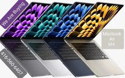 WE ARE BUYING CASH PAID MACBOOK AIR M4 New Brand ONLY, View more