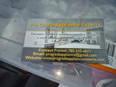 Pro Grade Appliance Repairs, View more