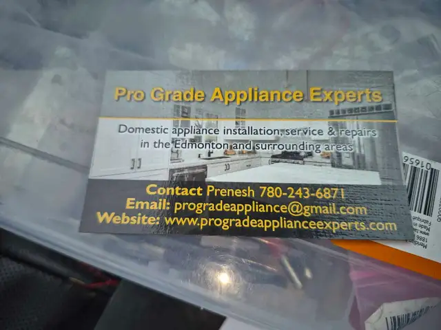 Pro Grade Appliance Repairs