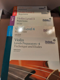  The Royal Conservatory -  Violin books, 1/2 price