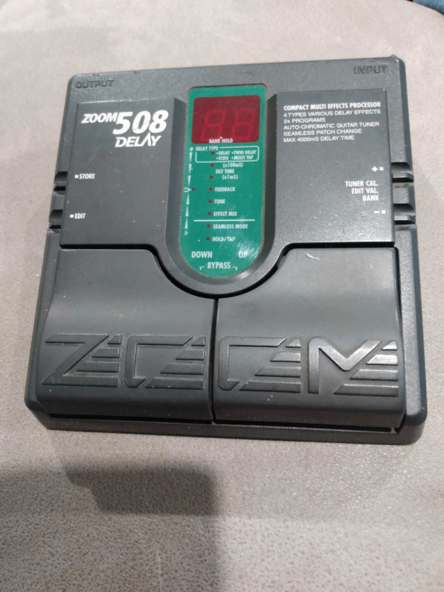 Zoom 508 Delay in Amps & Pedals in Guelph