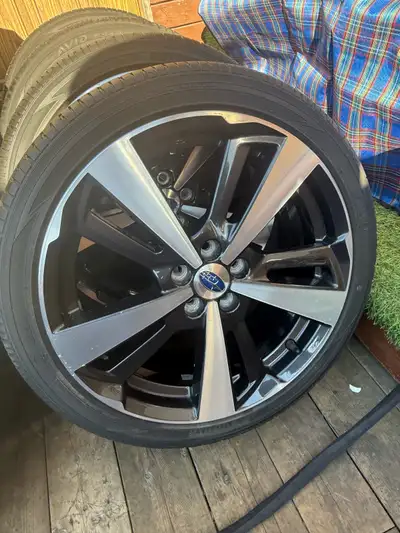 Yokohama all season with original subaru alloy and tpms Off from impreza