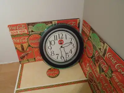 Horloge coca-cola clock, View more