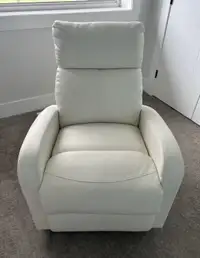 White recliner 