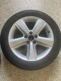 Camry Aluminum Sport Wheels and Studded Tires P215/55R17 - $799