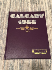 1988 Calgary olympics winter games sports book