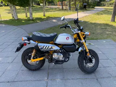 FOR SALE: 2023 Honda Monkey – Like New! Price: $4700 firm Location: Calgary, AB - NW Mileage: 250km...
