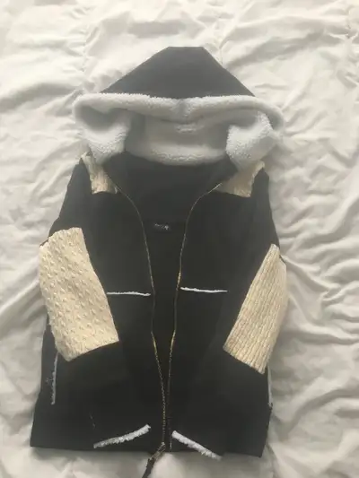 Gorgeous fleece lined hoodie--custom made, XS, View more