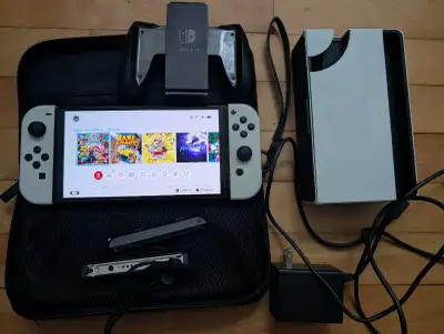 nintendo switch oled tinfoil hekkate 60 games 256 gb sd, View more