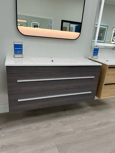 Floating vanities on clearance sale Different sizes and colours available Modern style vanities perf...