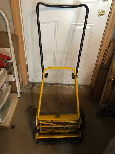 Ginge- Comfort handle 38 push lawn mower, View more