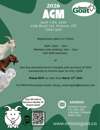 Ontario Goat AGM, View more