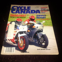 CYCLE CANADA MAGAZINE - 1987 YAMAHA FZR1000