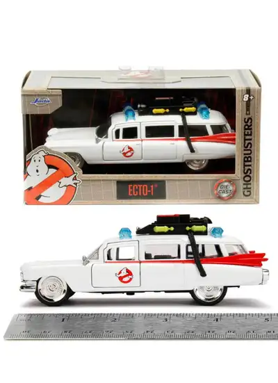 Jada Toys Hollywood Rides: Ghostbusters ECTO-1 1/32 Scale Brand new , sealed box Pick up Yonge and F...