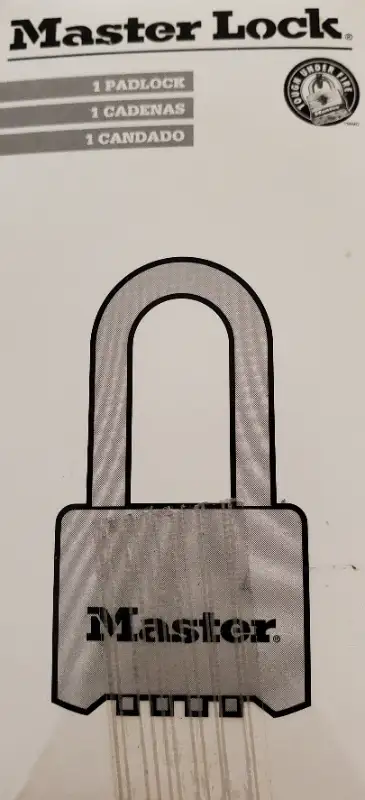 Master Lock Set Your Own Combination Padlock New!! No: 175LH