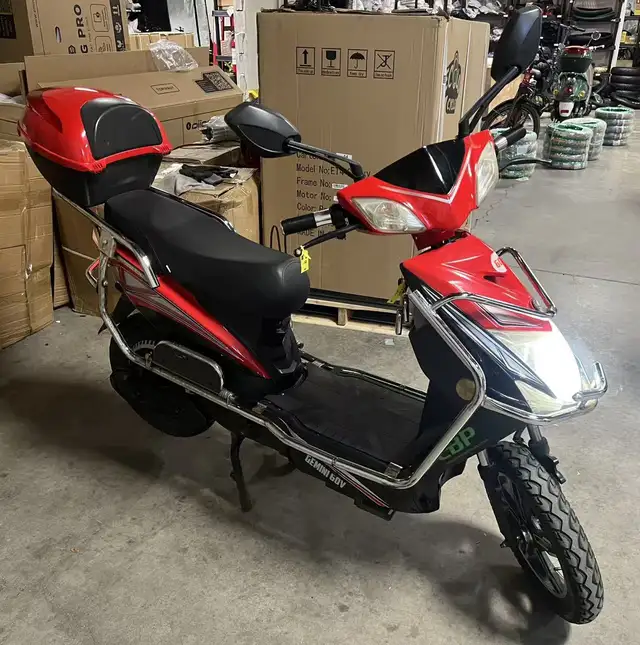Second-Hand Gemini 60V E-Bike - Gloss Red/Black | Over 65% OFF!! in eBike in City of Toronto - Image 3