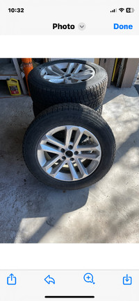 4 Winter tires with rims