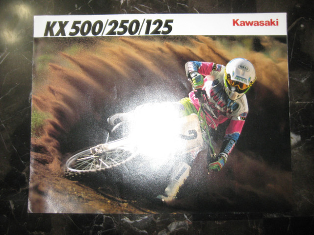 Kawasaki Motorcycle KX 500/250/125 Brochure x9 - $135.00 obo in Other in Kitchener / Waterloo