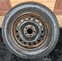1 Pair Winter Tires & Rims 215/65R16 M +S
