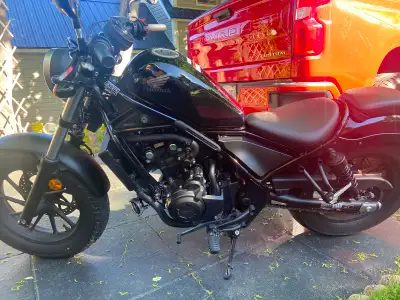 For sale, Honda Rebel 500. 2018(bought new in 2019). Black. Bobber style. 2 seats. Great condition....