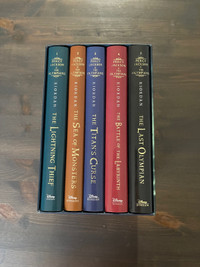 First edition mint condition Percy Jackson Book series 