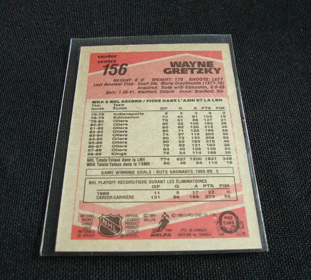 1989-90 Wayne Gretzky OPC62864365651971121