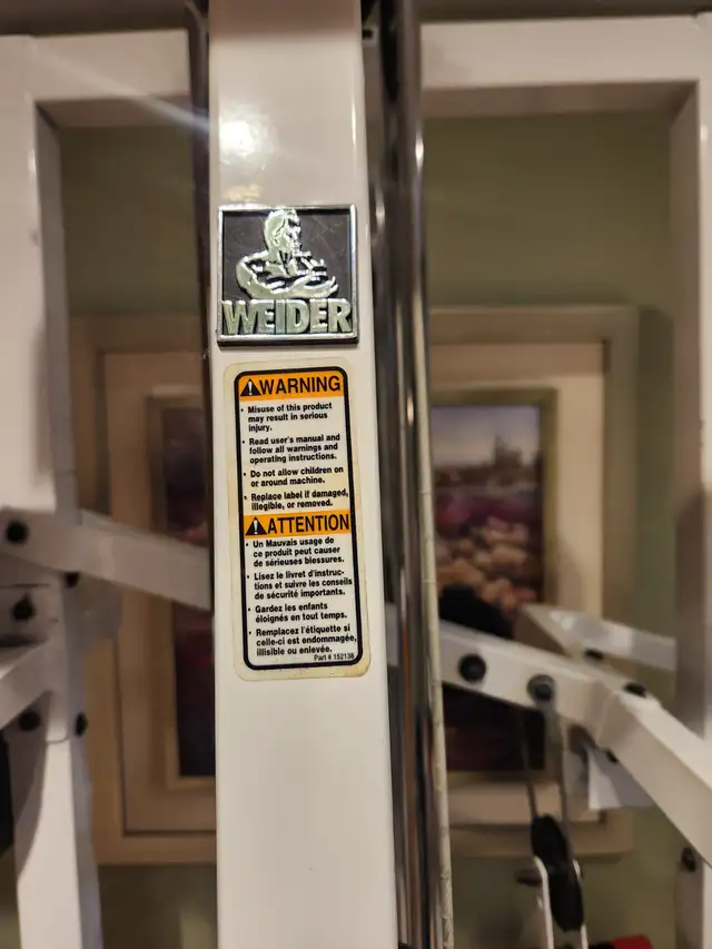 Weider Pro 9635 3-station home gym with attachments63013092585475124