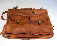 Alpha Male Classic - Vintage leather Bugatti garment bag