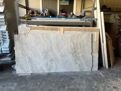 Taj Mahal Quartz Remnants Slabs | Premium Stone Offcuts, View more