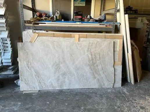 Taj Mahal Quartz Remnants Slabs | Premium Stone Offcuts in Cabinets & Countertops in City of Toronto - Image 2