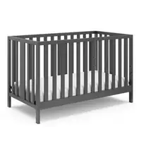 Concord Baby Crib, Dark Grey