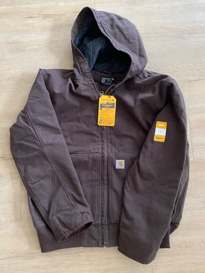 Brand New Men's Carhartt Insulated Active Jacket Dark Brown - LG, View more