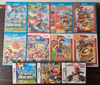Mario Games for Nintendo Wii, Wii U and DS