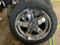 22 inch dub wheels on fuel grappler tires