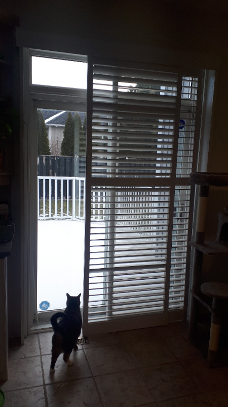 California shutters for patio door. in Windows, Doors & Trim in Oshawa / Durham Region - Image 2