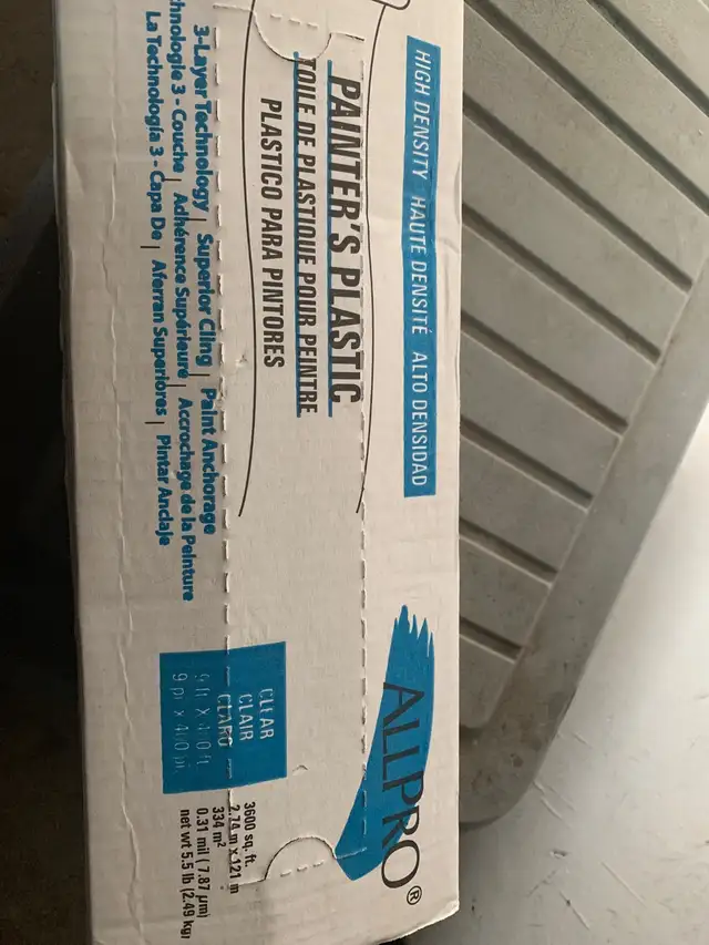 Painters Plastic High Density