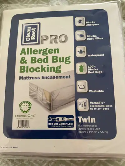 New*Twin Mattress Encasement, View more