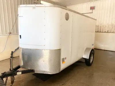 Pace Journey 6x10 Enclose Cargo Trailer with Ramp door in great overall condition. Good exterior and...