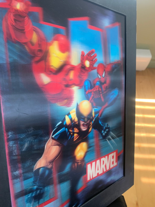 Marvel Framed Art 3 D dans Art et objets de collection  à Longueuil/Rive Sud - Image 2