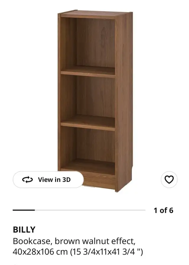Ikea Billy Bookcase  in Bookcases & Shelving Units in Ottawa - Image 3