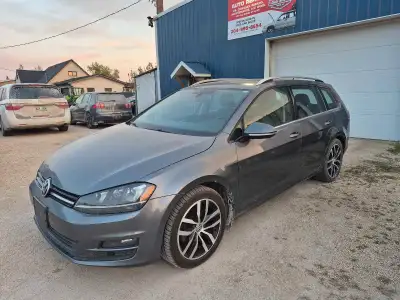 2015 Volkswagen Golf Sportwagon Auto 2.0 TDI Fresh Manitoba Safety Clean Title Includes 3-Month / 5,...