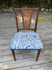  Vintage cane weaved chair 