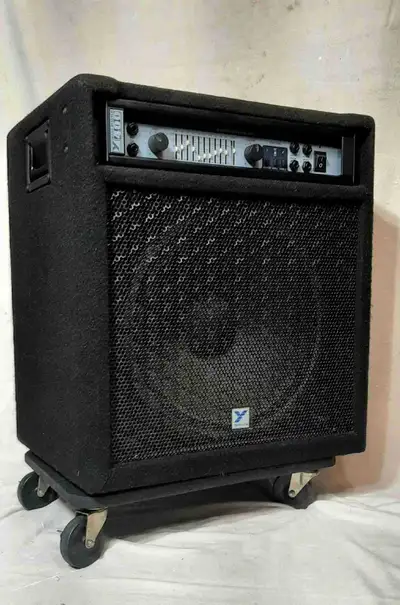 400w Yorkville, Professional Bass Amp, 18" Speaker, On-Board Eq. & Sound Limiter. Great punch, sound...