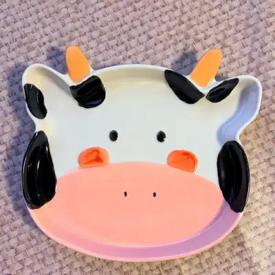 Cute Cow Ceramic Trinket Dish, View more