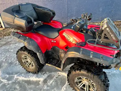 Electronic power steering. Winch. Rad relocate. 4x4. Diff lock. New Battery. Quad box. Mud Shark tir...