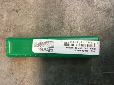 Black oxide drill bit N30 qty 12 pcs, View more