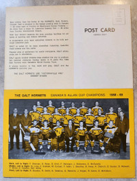 The Galt Hornets post card