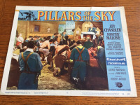Vintage "Pillars of the Sky" Movie theater Lobby Card